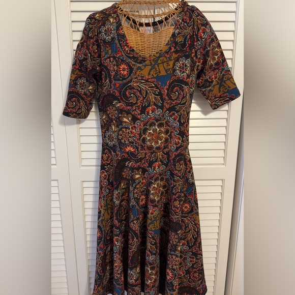 LuLaRoe Paisley Dress Simply Comfortable Tunic Colorful Preowned women’s small - Picture 1 of 8